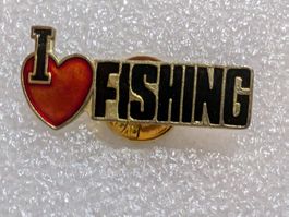 Ansteckpin 258: I Love Fishing