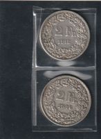 2 x 2 Franken 1912 + 1946
