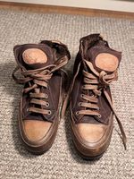 Candice Cooper Lammfell Schuhe wildleder braun 38