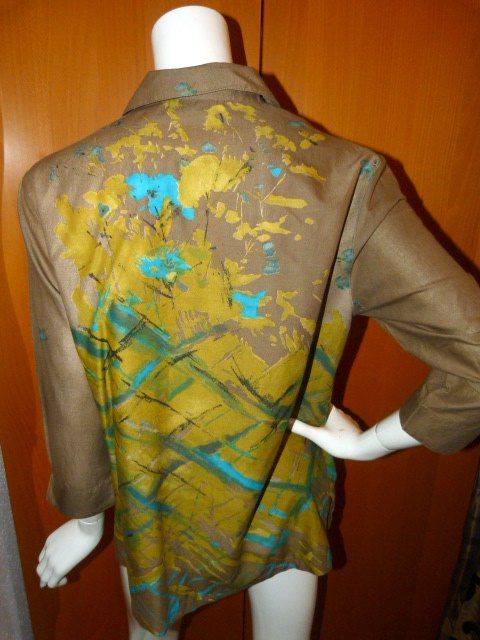Peter Hahn Camicette: Bluse von Peter Hahn, Gr. 38, olivgrün % – Usato da Nunningen venduto da Fashion-Ave51 3