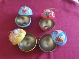 Disney Schneewittchen Blechkugeln 4er-Set Ø11cm Aufklappbar