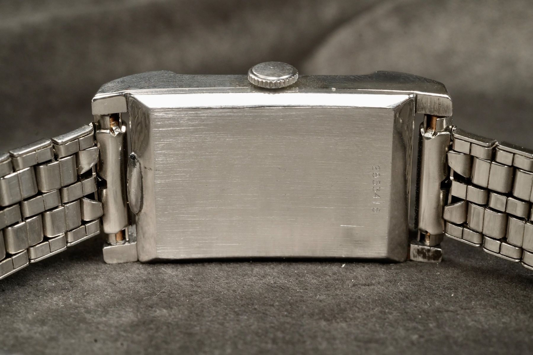 Eterna Orologi: Eterna - Tank Canapé Art-Deco Steel Rectangular 1940 Uhr – Usato da Morcote venduto da chronoservice 6
