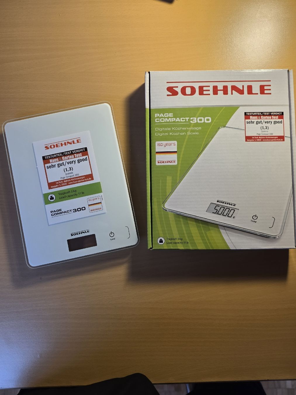 Soehnle Bilance da cucina: Soehnle Küchenwaage Page Compact 300 - Neu – Nuovo e nell'imballaggio originale da Möhlin venduto da mic_lo