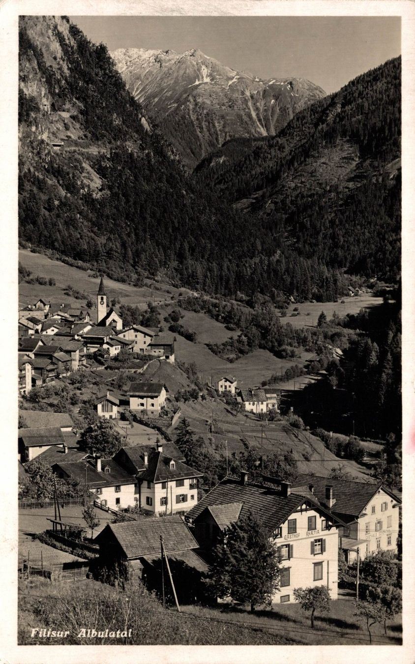 Cartoline postali: Filisur, Albulatal – Usato da Bronschhofen venduto da Astore