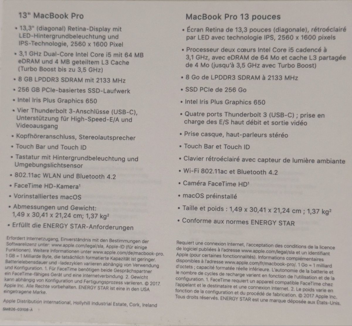 Apple Portables: MacBook Pro 13'' Touchbar – D'occasion à Oberwil BL par danone02 4