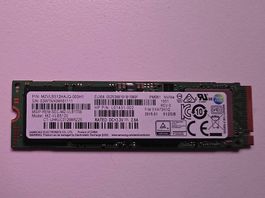 Samsung PM991a 512 GB NVMe SSD (M.2)  Top Zustand 98 %