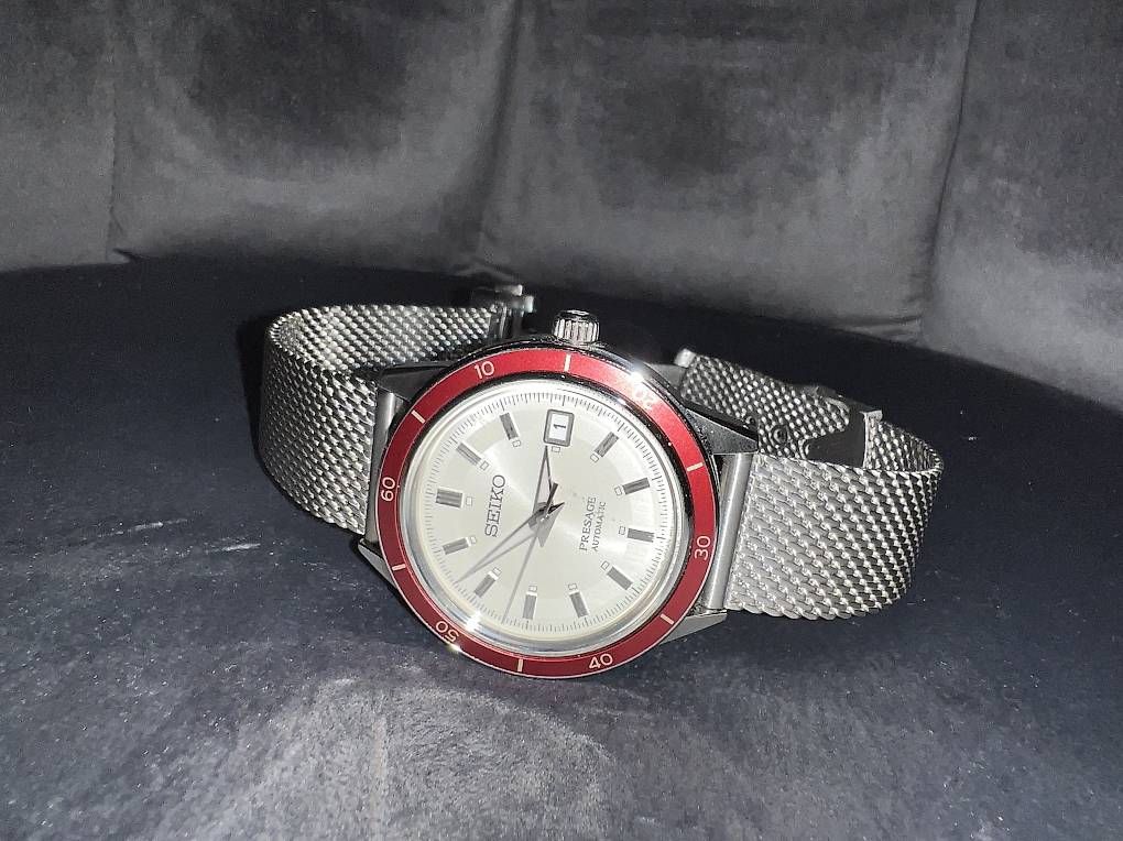 Seiko Orologi: Seiko Presage Automatic Uhr mit Edelstahl-Meshband – Usato da Zürich venduto da sergejmicic