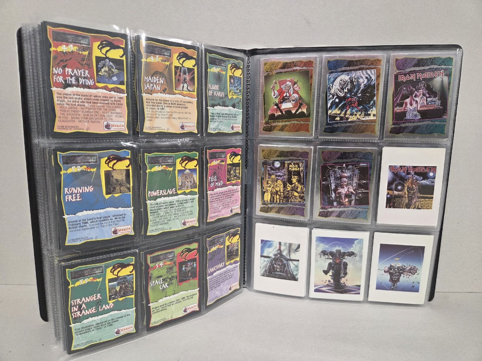 Karten: Iron maiden Stickers Merlin KOMPLETT – Gebraucht aus Rupperswil von kingoftwilight 4