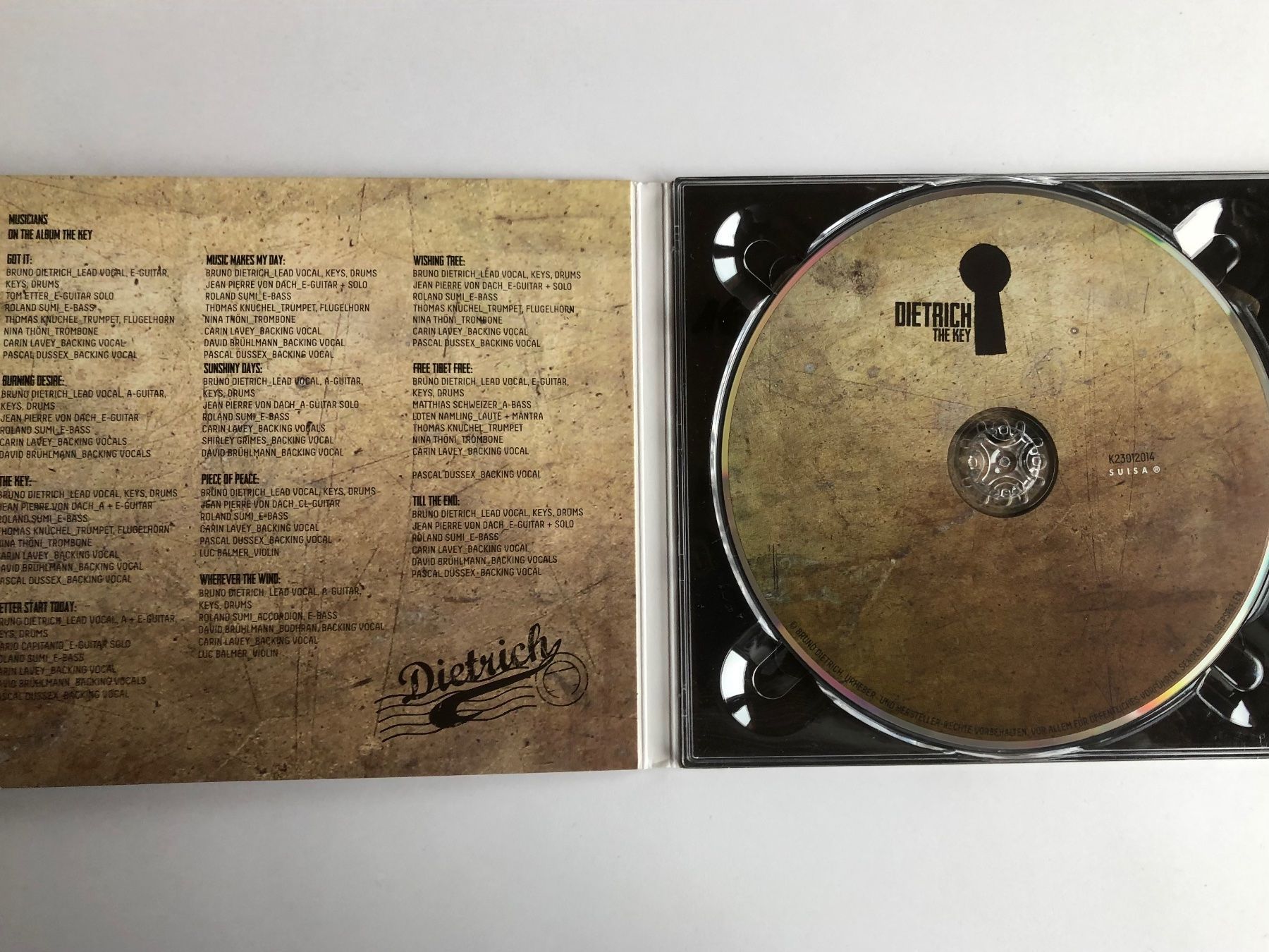 CDs: Dietrich - The Key – Gebraucht aus Oberried Brienz von Chyara 2