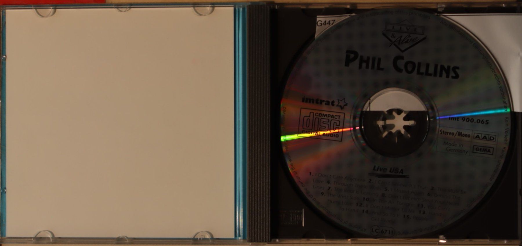 CDs: Phil Collins – Live Usa – Gebraucht aus Luzern von CONTENTI 1