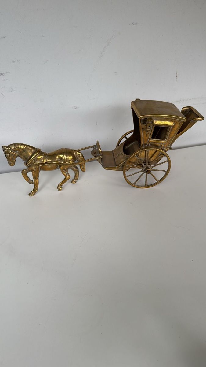 Carrozze: Messing Kutsche mit Pferd, gute Erhaltung – Usato da Rain venduto da dae_5zbh 2