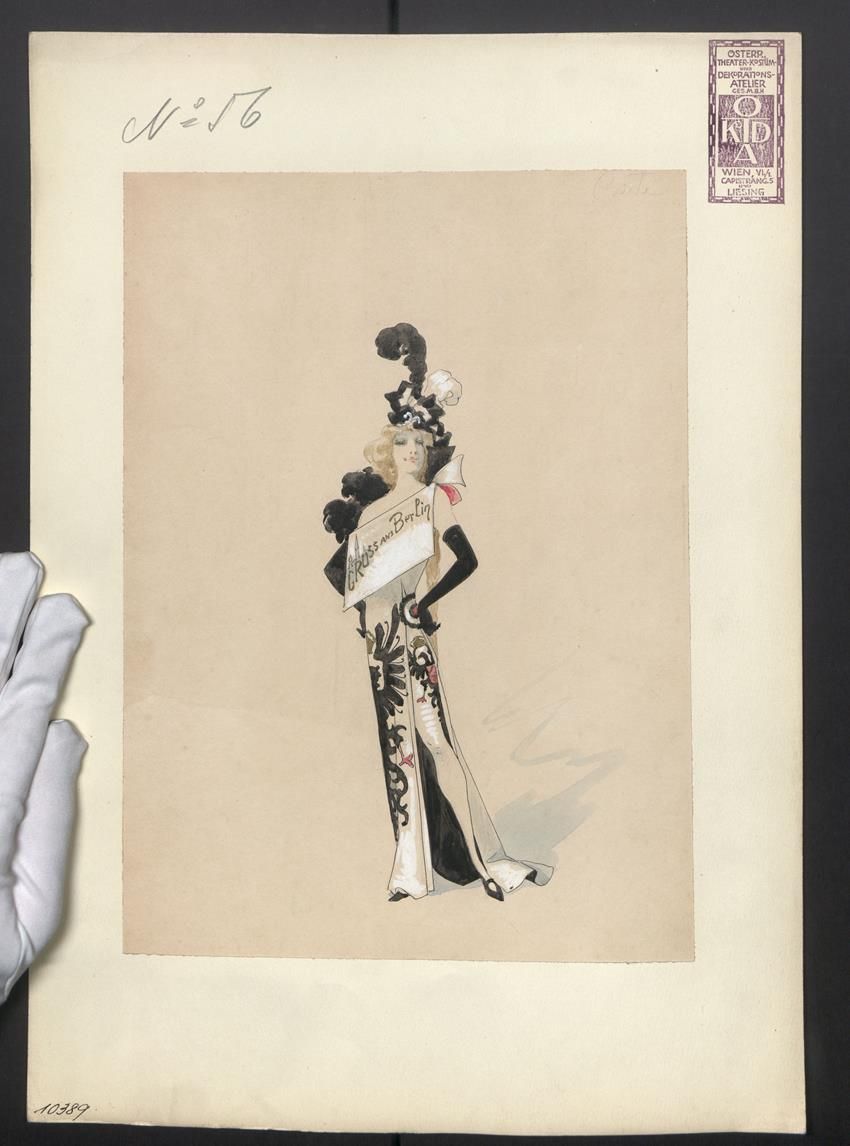 Cartes postales: Handzeichnung No. 56, Model als Ansichts – D'occasion à Berlin par bartko-reher