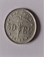 50 Cent Belgien 1923 wie neu