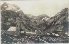 AI 10 Meglisalp mit Altmann 1921 viol.o «Gasthaus Meglisalp»