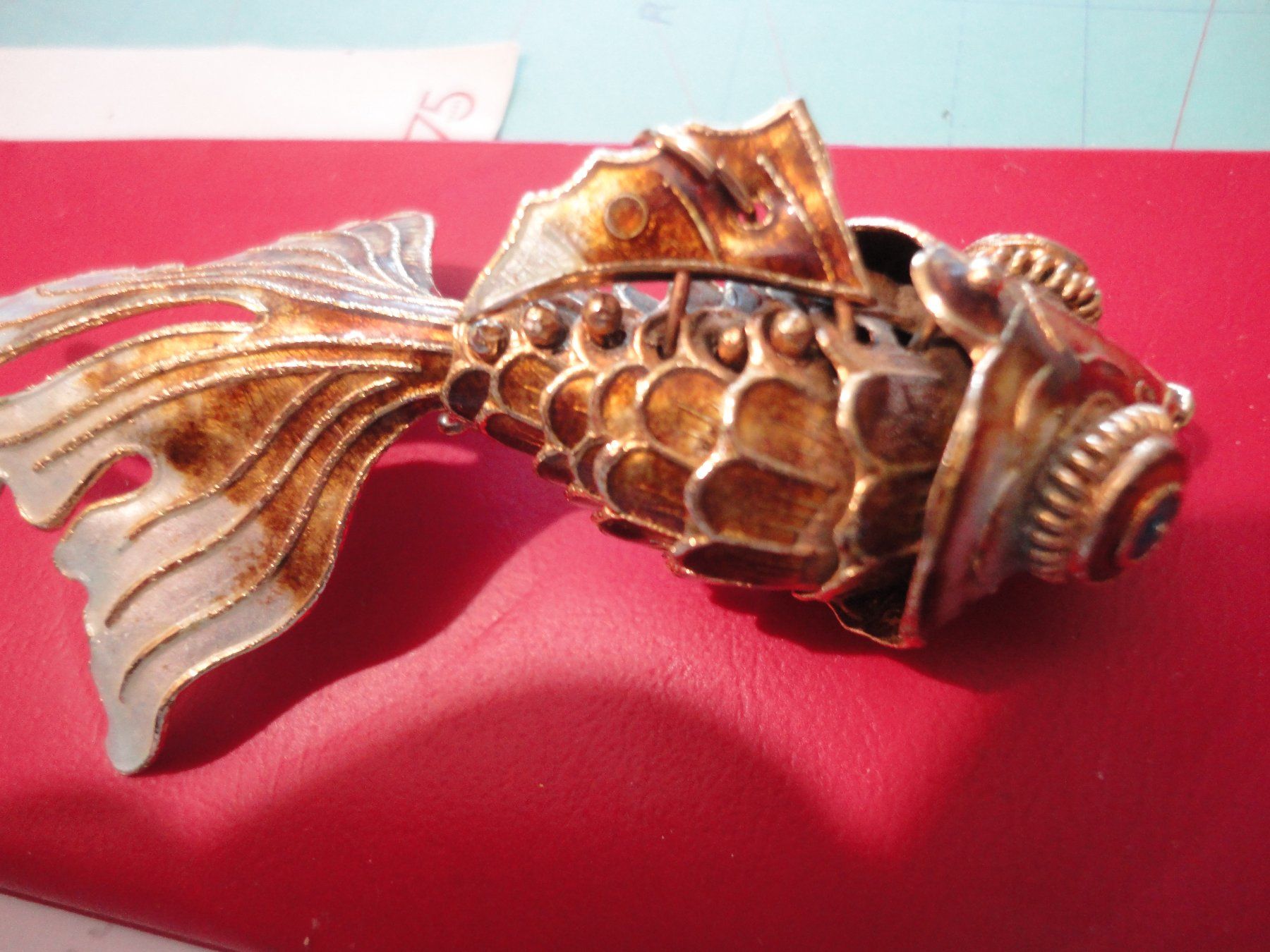 Anhänger: Fisch - Anhänger - beweglich – Gebraucht aus Bischofszell von Joachim-115 3