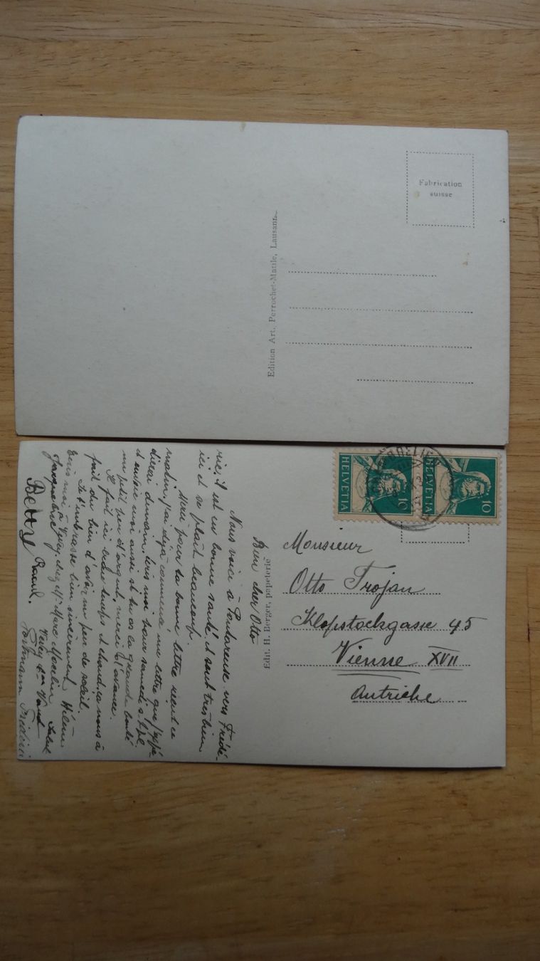 Ansichtskarten: 2 cartes postales anciennes,Cernier et Boudry – Gebraucht aus Rebeuvelier von falcon58 1