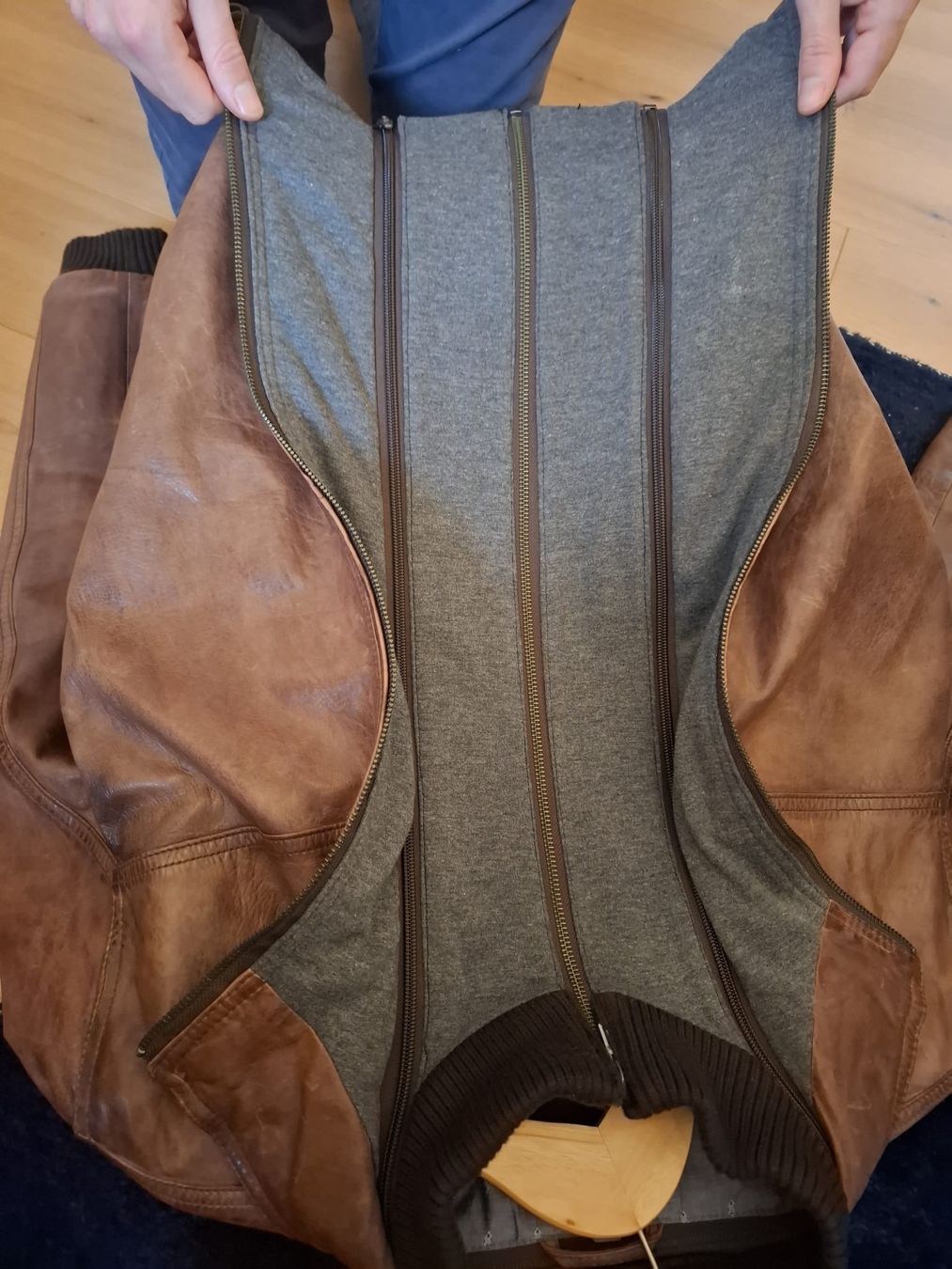 Giacche: Lederjacke Grösse 50 – Nuovo (secondo la descrizione) da Hausen AG venduto da haag987 1
