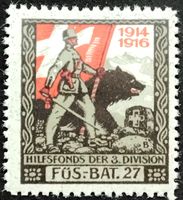 Soldatenmarke 1.WK, Füsilier Batallion 27, Wi 3.Div 15