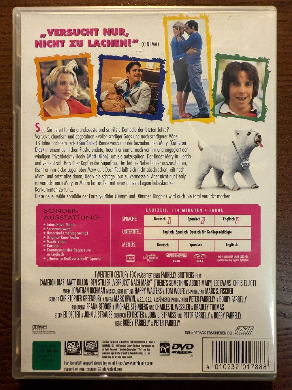 Tutti i DVDs: Verrückt nach Mary – Usato da Zürich venduto da FilmFreunde 1