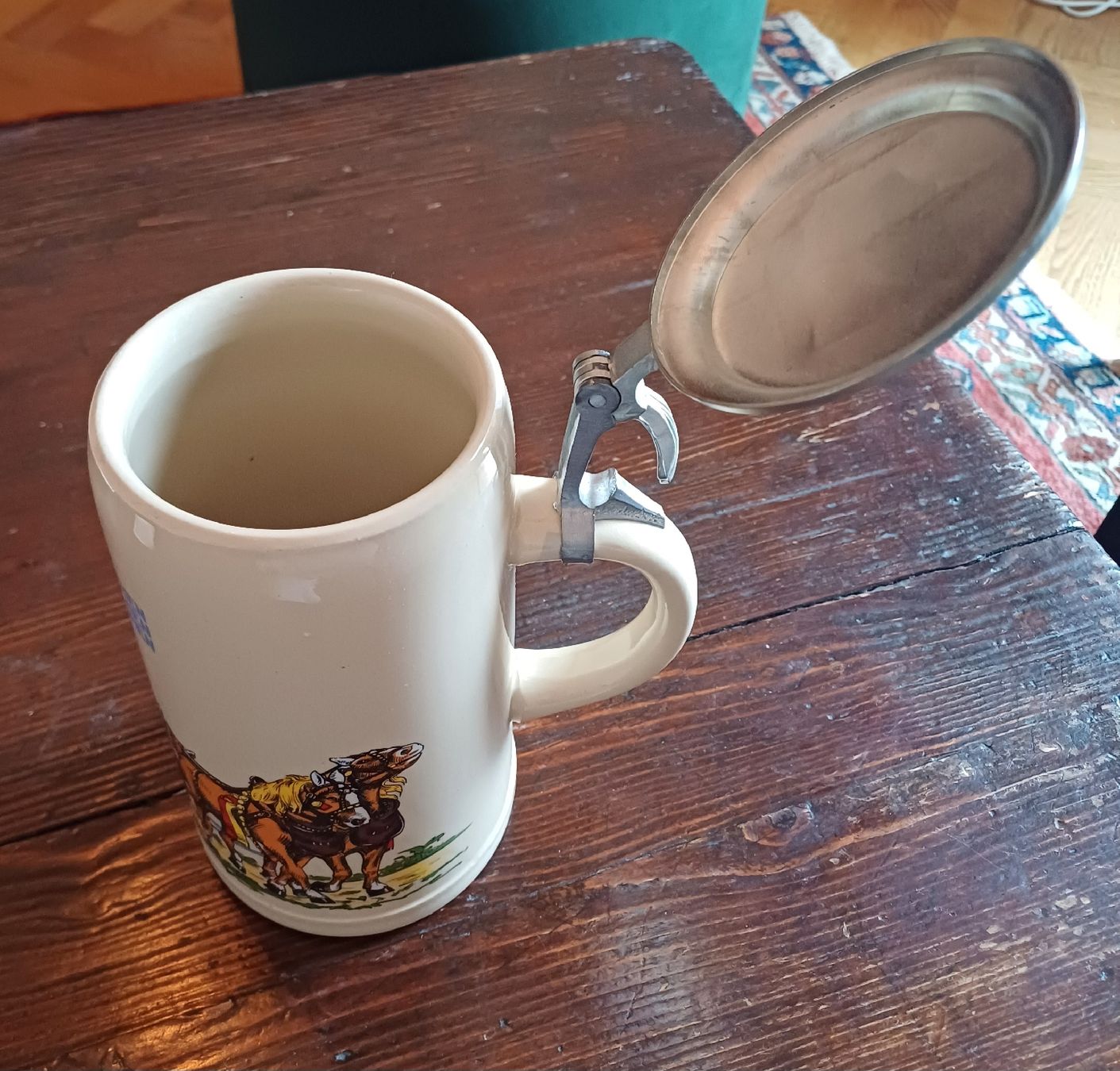 Feldschlösschen Bicchieri: Feldschlosschen bierkrug, beer mug – Nuovo (secondo la descrizione) da Peseux venduto da vir_fxd7 1