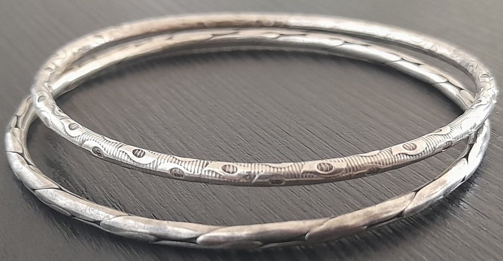 Bracelet Chaîne Vintage En Argent 800 - Occasion Bon état