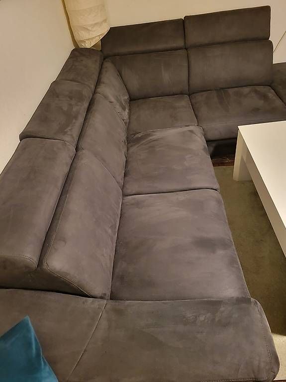 Conforama Divani: L Couch Sofa Polstermöbel grau – Usato da Adliswil venduto da teuflchn 2