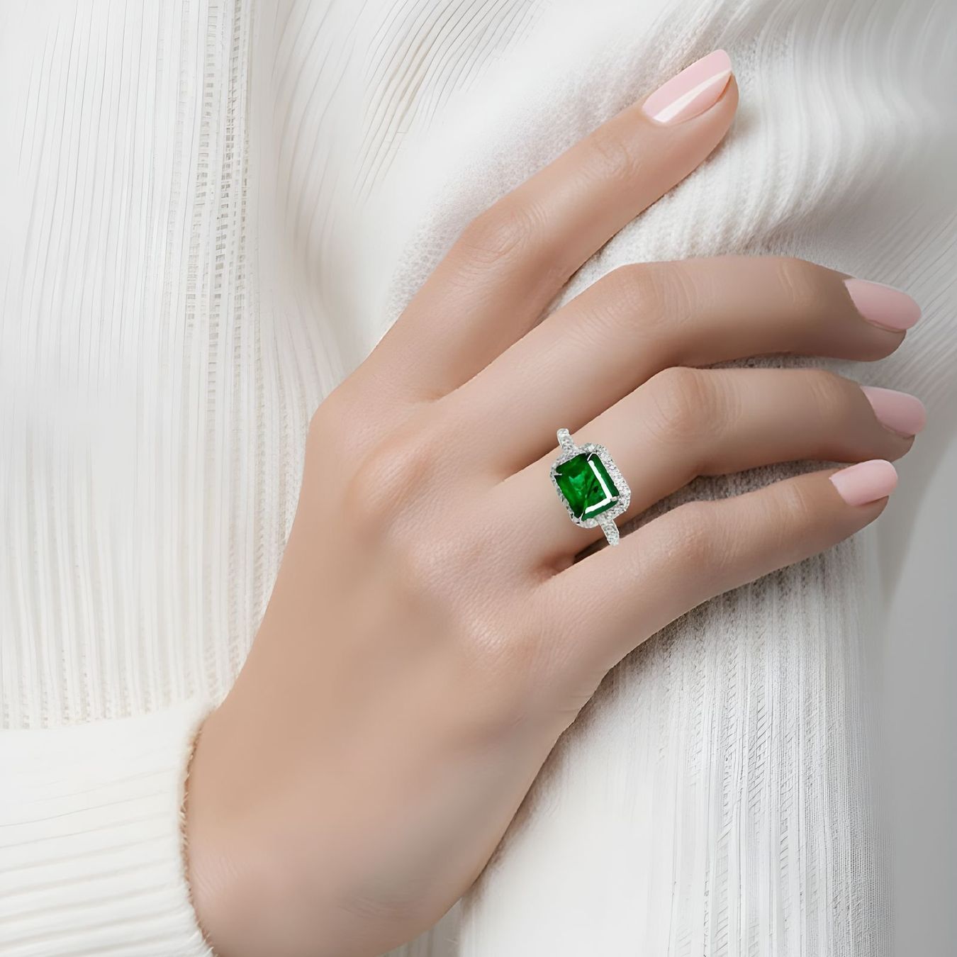Ringe: Smaragd-Ring 14k Weissgold 2,06ct – Neu und originalverpackt aus Illnau von Juwelier_Mahler_GmbH 1
