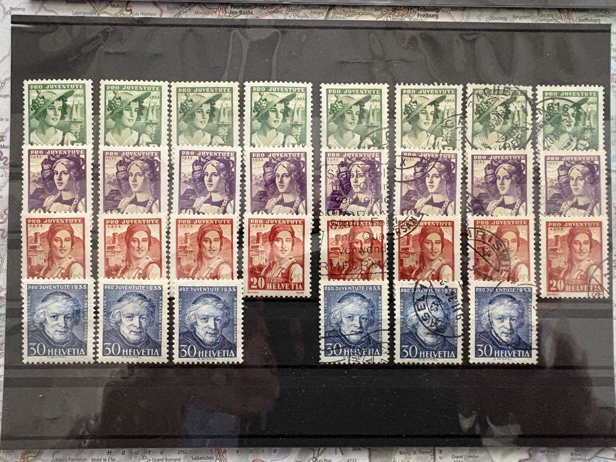 Tutti i francobolli: Pro Juventute 1928-1934 – Usato da Steckborn venduto da heg_sd2b 3