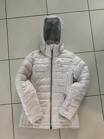 Columbia Damen-Winterjacke, Größe S, Weiß, gebraucht