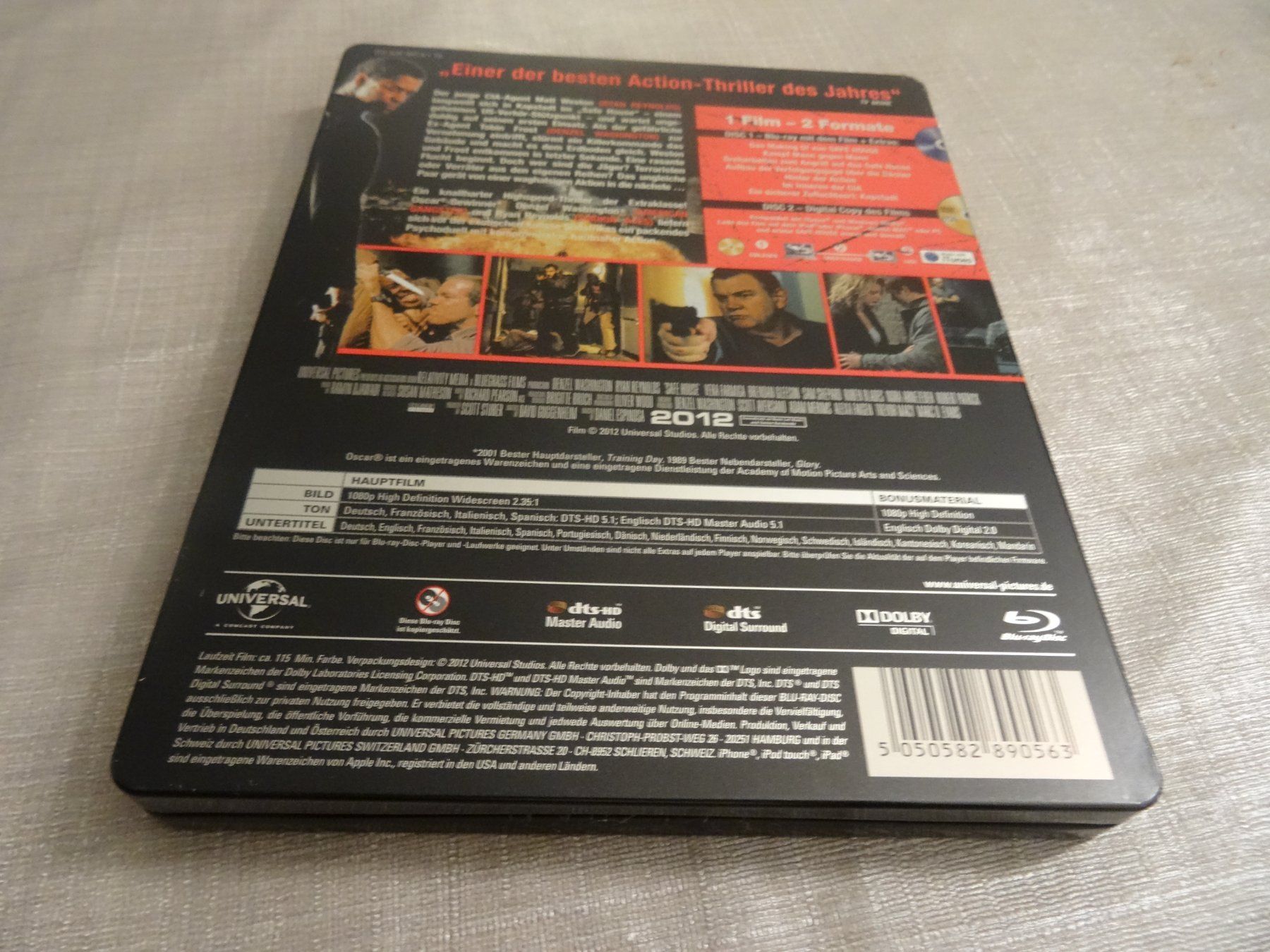 Tutti i DVDs: Safe House Steelbook Blu-ray – Usato da Olten venduto da Disc-Verkauf 2