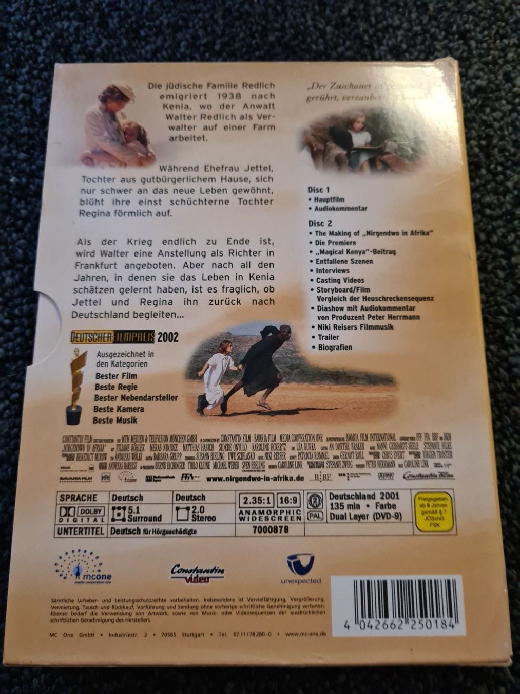Spielfilme: NIRGENDWO IN AFRIKA(10309) – Gebraucht aus Ruswil von  1
