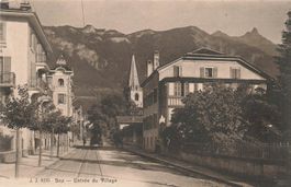 Bex entre du village