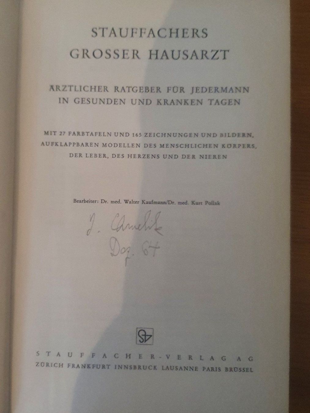 Bücher: Stauffachers grosser Hausarzt – Gebraucht aus Langnau am Albis von jer_pm72 3