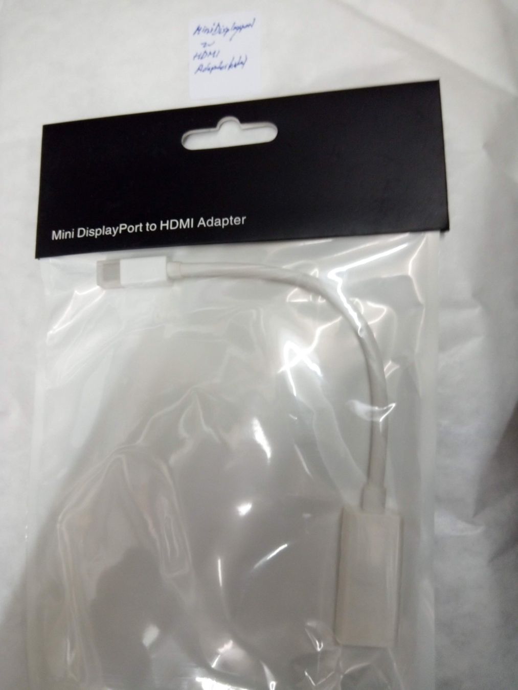 Unità & Adattatore: Displayport (schmal) zu HDMI Adapterkabel – Nuovo e nell'imballaggio originale da Ermatingen venduto da rik4rdo