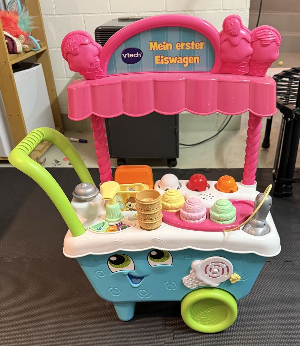 Vtech Giocattoli: VTech Mein erster Eiswagen mit Zubehör – Usato da Rudolfstetten venduto da rah_lc89