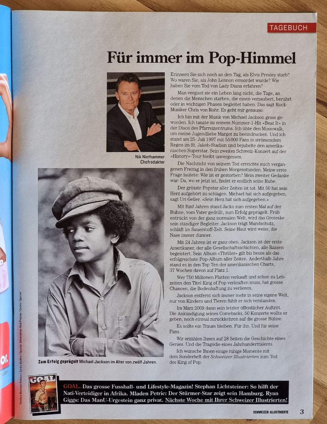Riviste & Magazine: Michael Jackson  SI Heft Juni 2009 – Nuovo (secondo la descrizione) da Winterthur venduto da Schoenesausholz 1