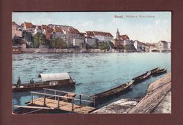 BASEL - Mittlere Rheinfähre - 1907
