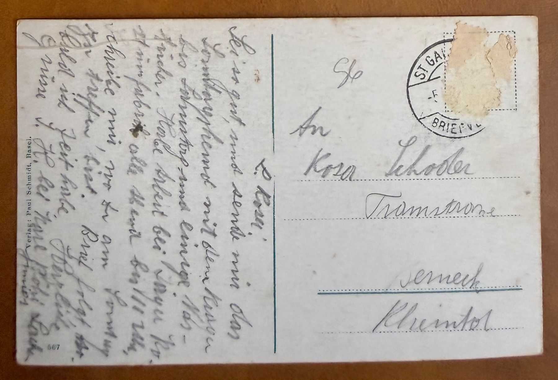 Cartoline postali: St. Gallen - Bahnhof  AK – Usato da Lutry venduto da Ediego 1