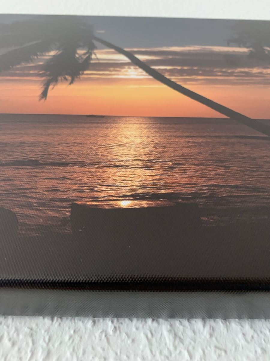 Poster & Bilder: Tropical sunset canvas print(90x60) – Neu und originalverpackt aus Zürich von andrei4three 2