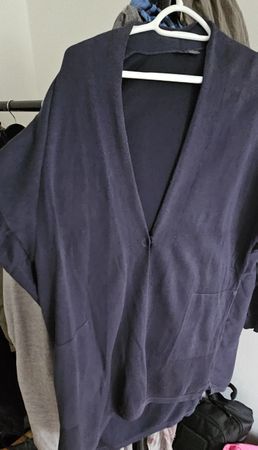 Gilet Long Bleu marine Nile Taille L
