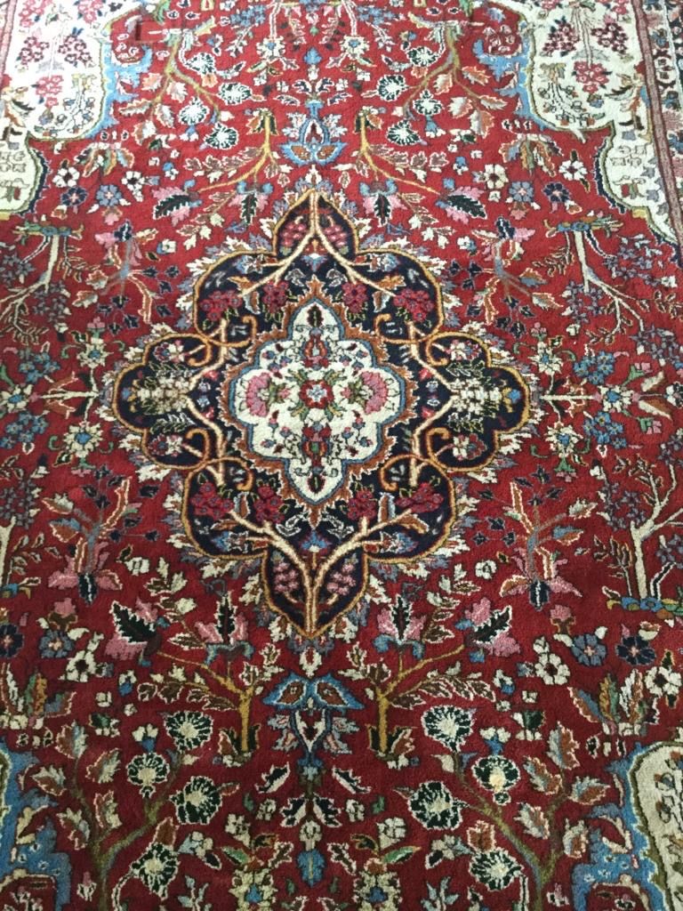 Tappeti: Roter Orientteppich, Indo-Mesched, Top Zustand! – Usato da Gurmels venduto da Orija 2