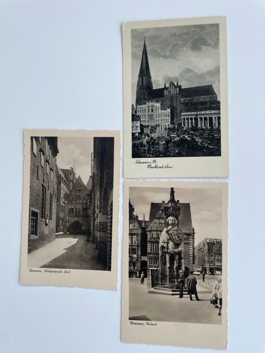 Ansichtskarten: 9  antike Postkarten Berlin etc. 1930 Jahre  – Gebraucht aus Thalwil von rasko008 3