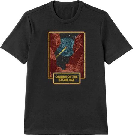 Queens Of The Stone Age Unisex T-Shirt - Canyon (Black) XL