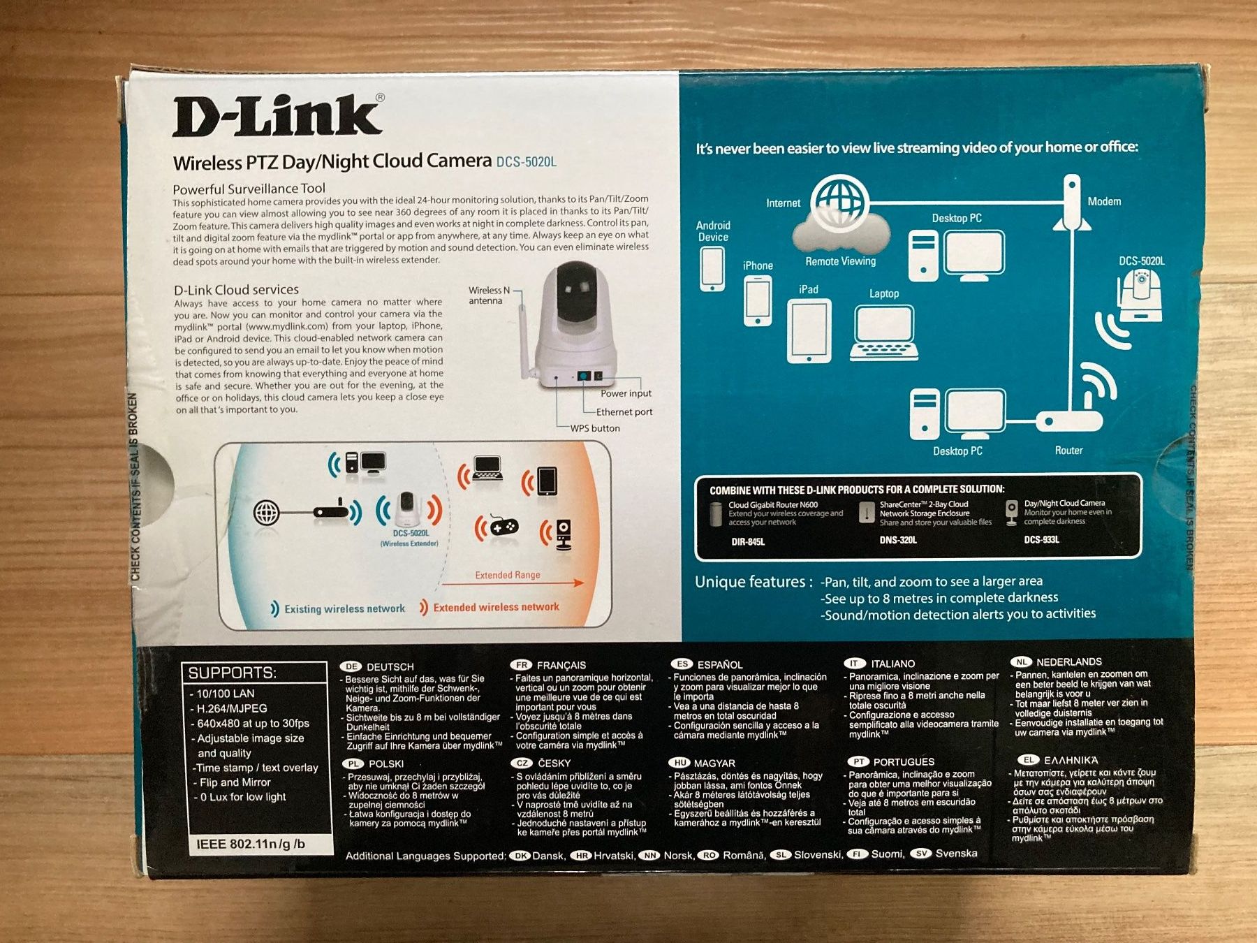Dlink Webcams: Wireless PTZ Day/Night Cloud Camera – Neuf avec emballage d'origine à Biel-Benken BL par ere_7gwg 3