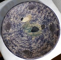 Dekorative Schale beschriftet mit Dodo Mauritius Handarbeit