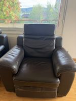 LEDERSESSEL BRAUN MIT ELEKTRISHER RELAXFUNKTION