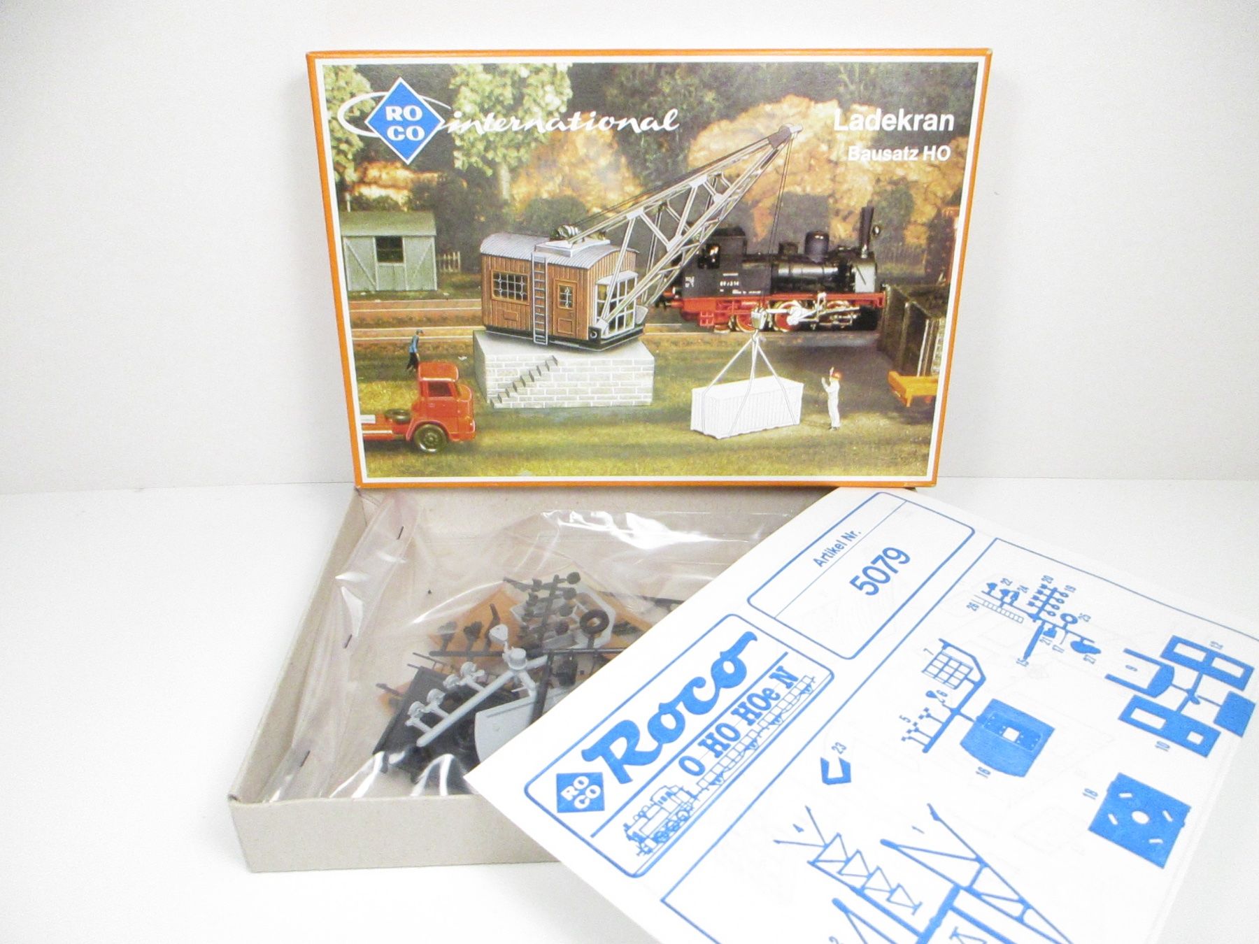 Roco Modellini di ferrovie: Roco H0 5079 Ladekran – Nuovo e nell'imballaggio originale da Olten venduto da Heinrich875 1