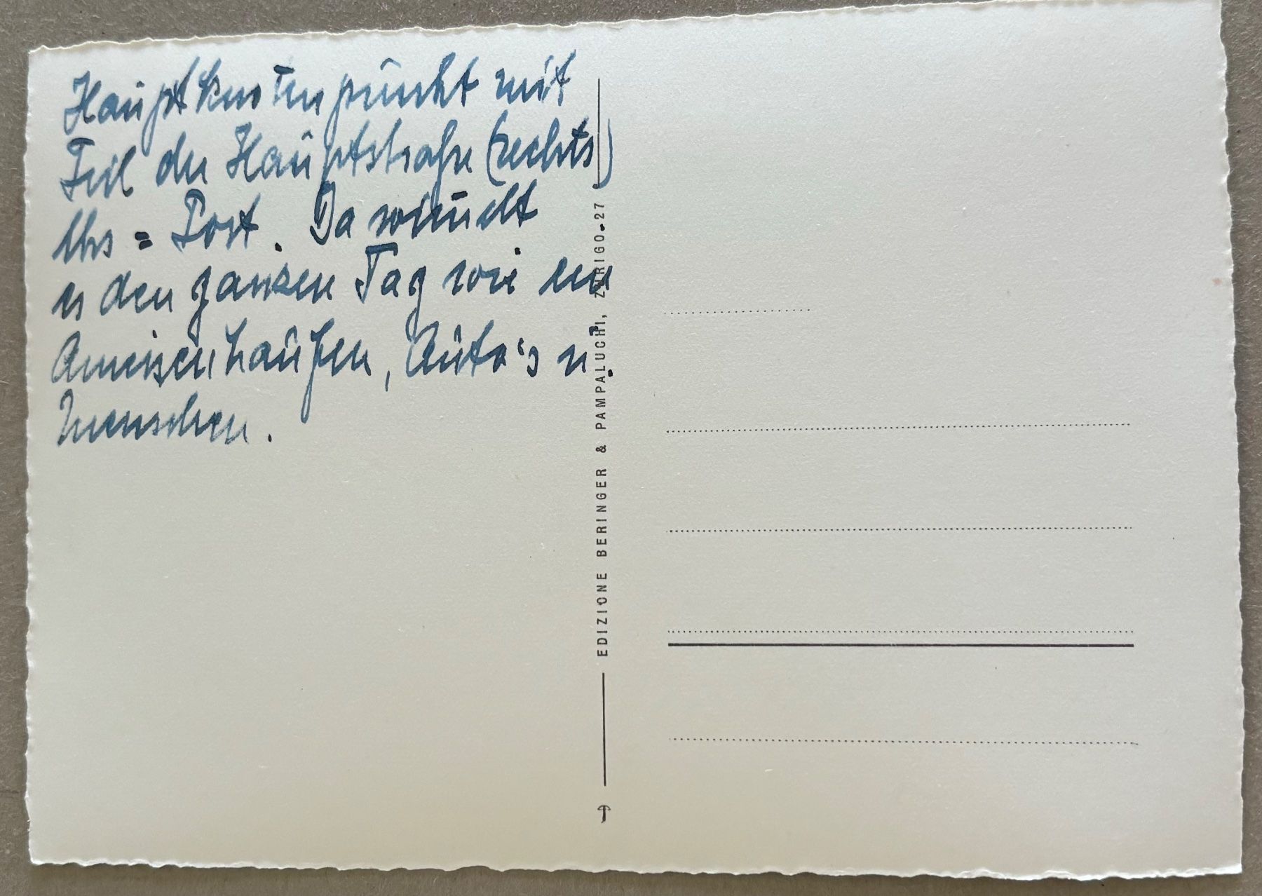 Cartoline postali: Ascona Ticino – Usato da Frauenfeld venduto da Merk52 1