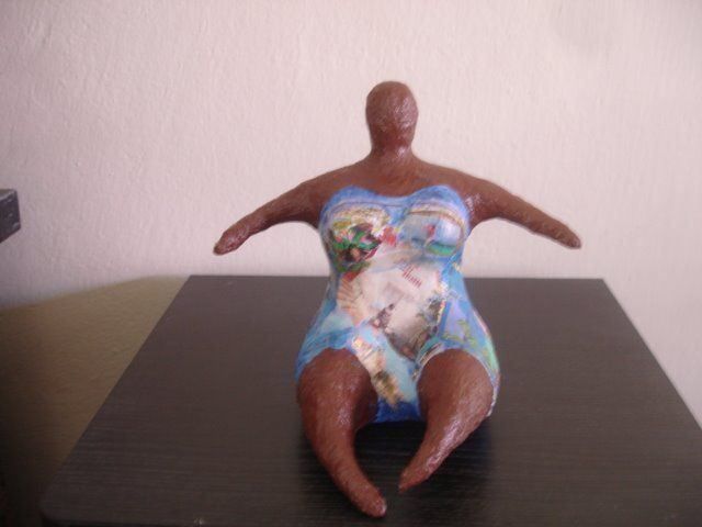 Sculture & Statue: Papiermache Skulptur Nr. 8 – Nuovo (secondo la descrizione) da Beatenberg venduto da nonnkari 5