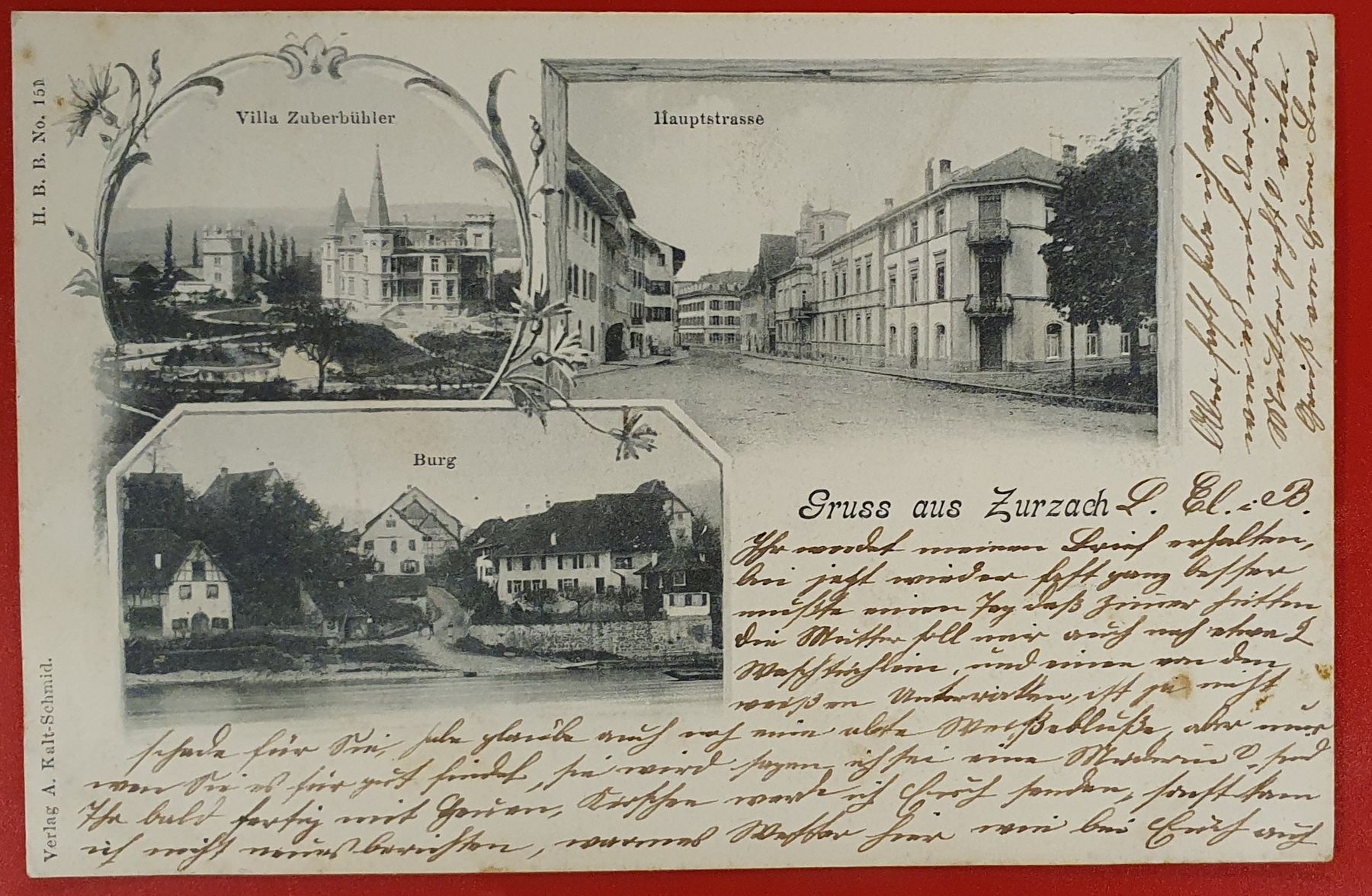 Cartoline postali: Gruss aus Zurzach 1902 – Usato da Kreuzlingen venduto da Rschweiz1